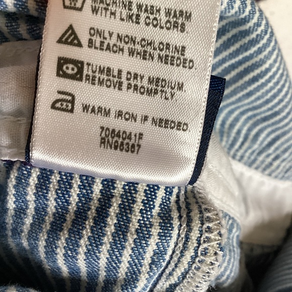 OshKosh B’Gosh striped overalls size 4T vestbak - Picture 10 of 10